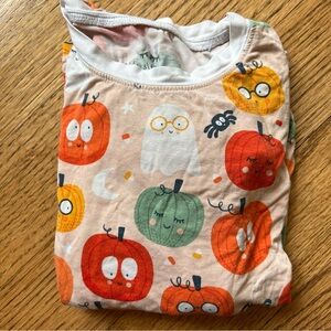 🆕 Little Sleepies Halloween Pajama Top - Orange and White